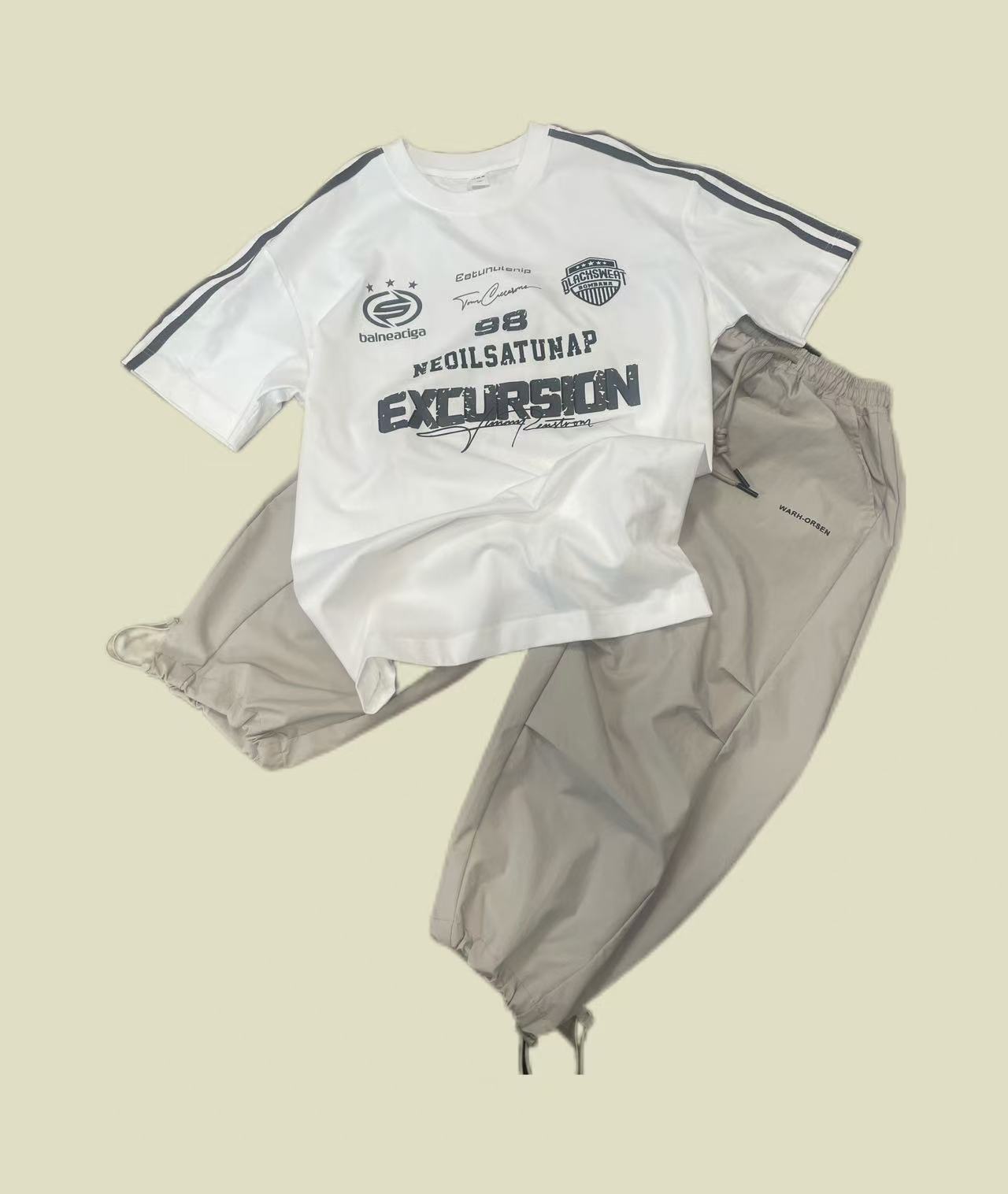 雪儿青少年男童809夏季新款短袖韩版宽松印花儿童T恤