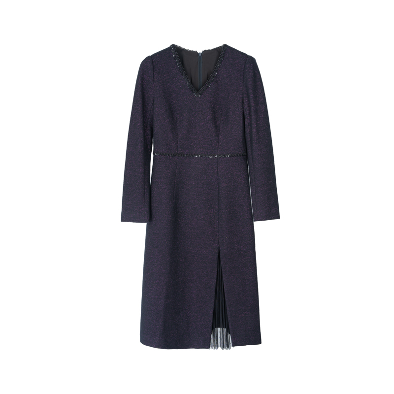 【小余专属】她翼冬季连衣裙气质针织轻奢时尚女士AB4342234075