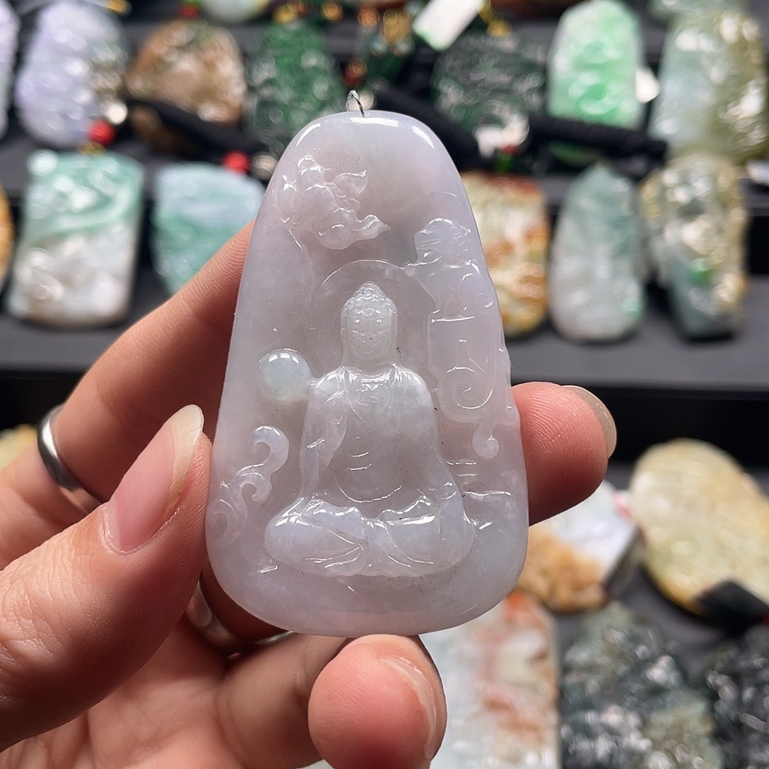 翡翠未镶嵌挂件腾冲