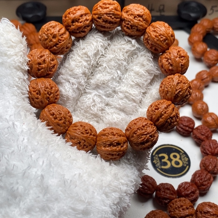 勇***气吊坠文玩核桃21珊瑚纹