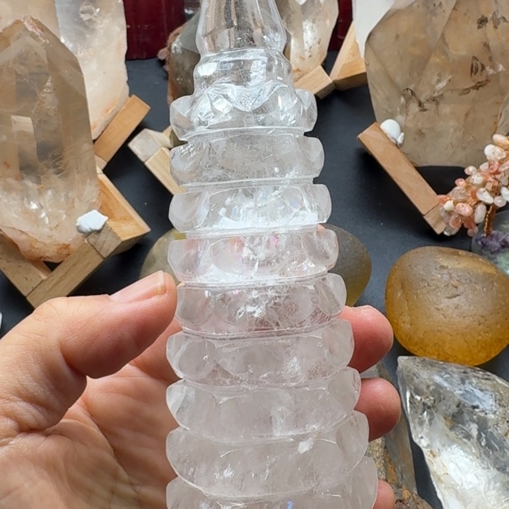 石材白水晶纹昌塔福利