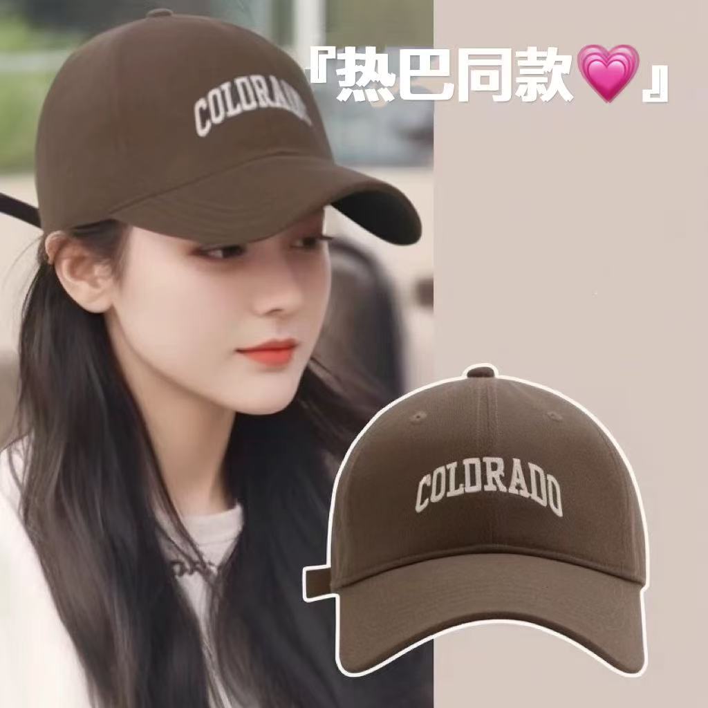 2025新款韩国东大门 大头围女款棒球帽加大帽子显脸小鸭舌帽春秋
