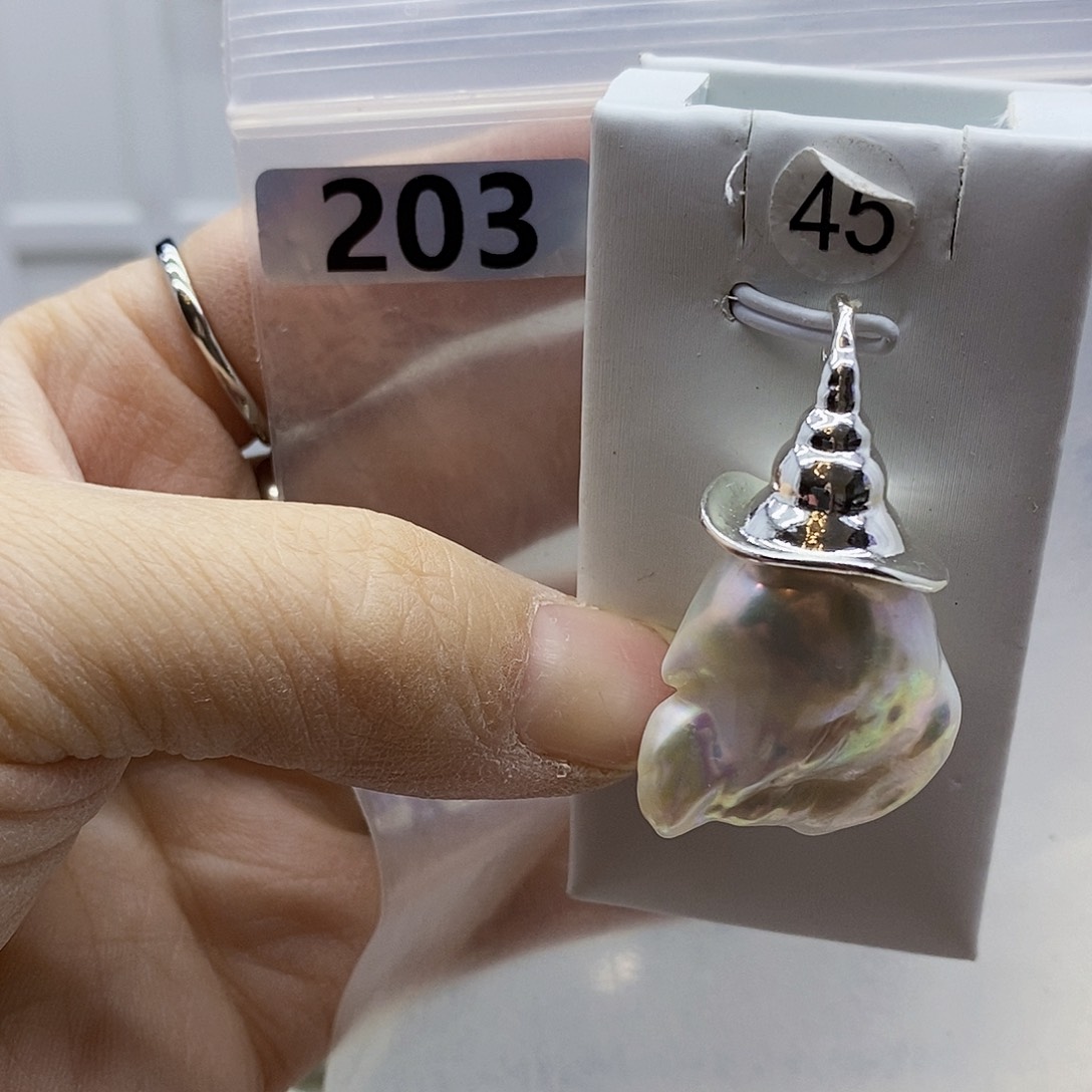 颈饰合金淡水珍珠