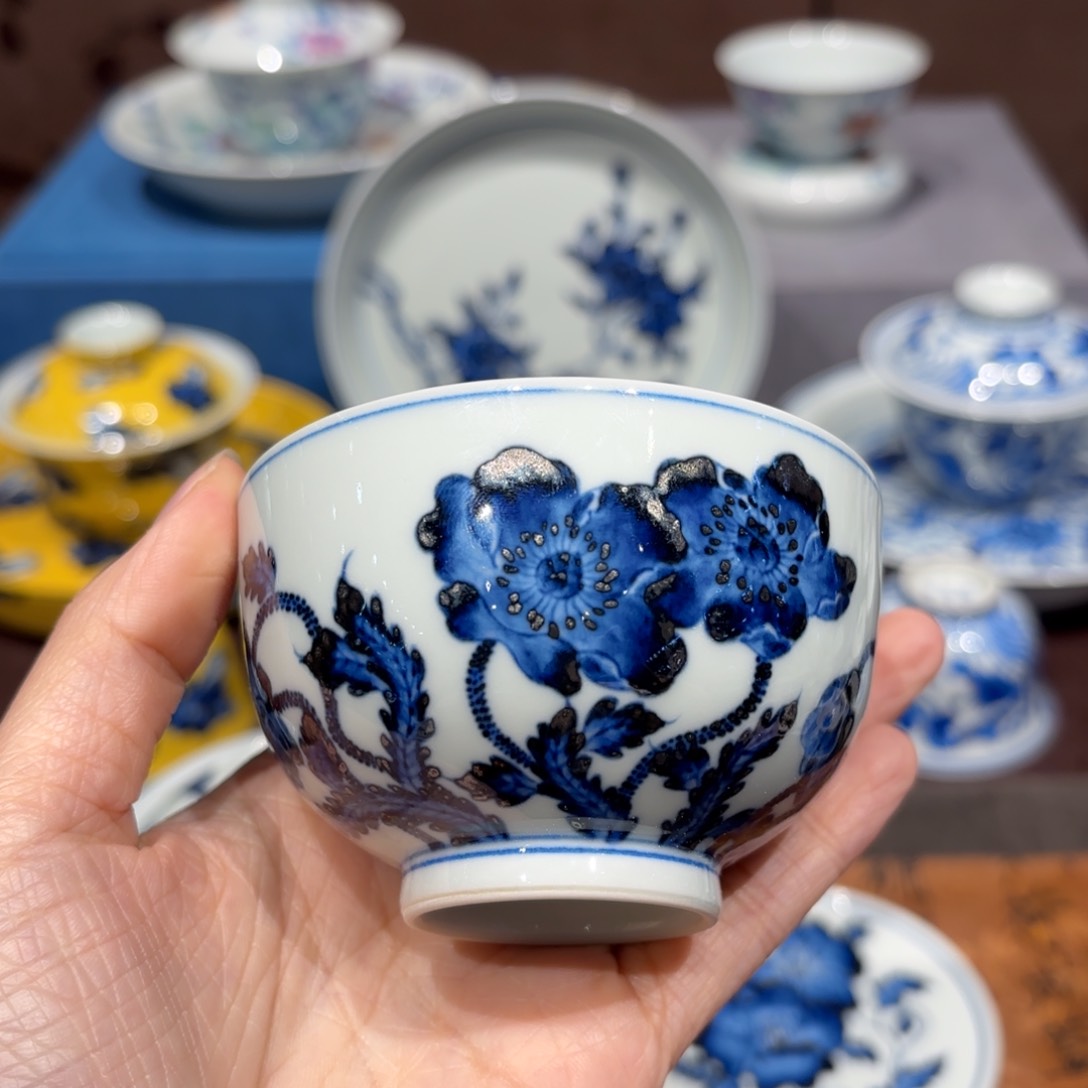 瓷片景德镇纯手工手绘