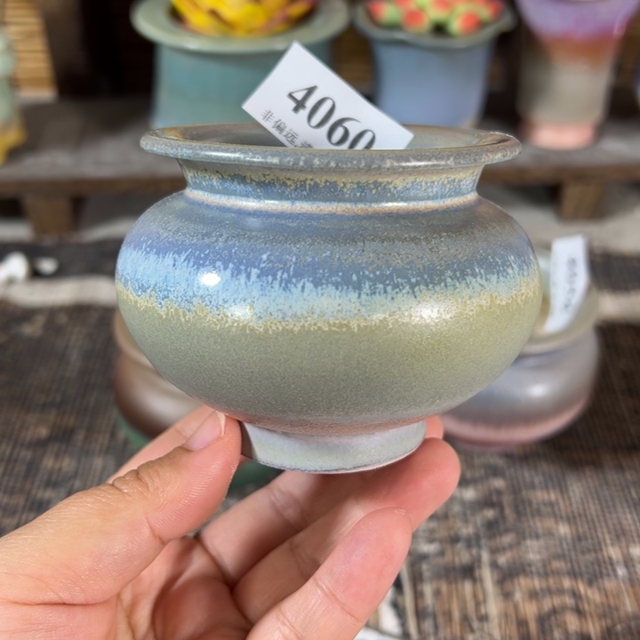 口6高7 手工花盆满30包邮