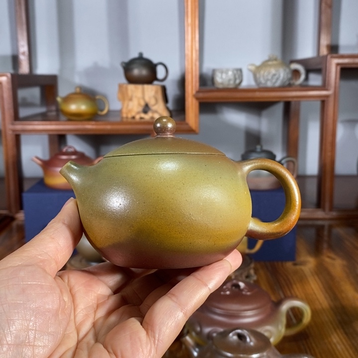 紫砂茶壶200cc西施 底槽清