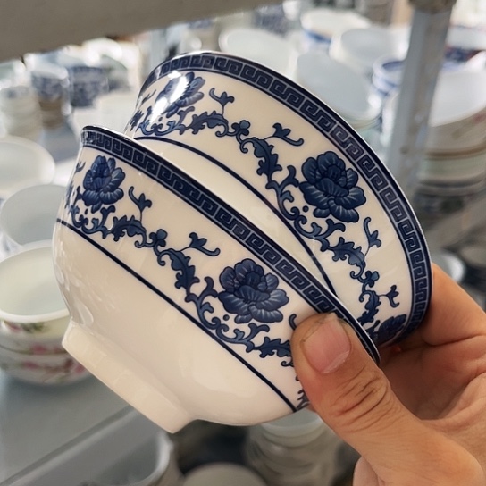 碗5寸碗两个陶瓷陶瓷