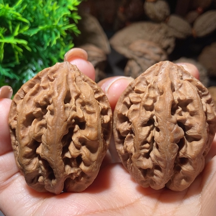 把件文玩核桃东北楸子小雪51