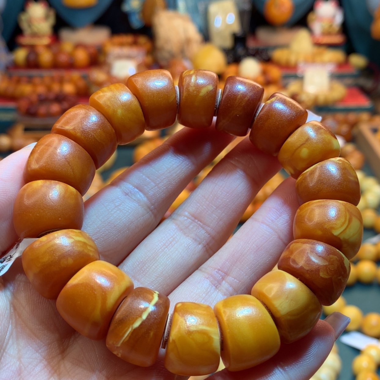 【闪购商品】蜜蜡手串未镶嵌蜜蜡手串
