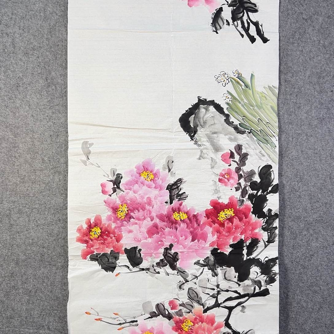 国画318 牡丹花等经济植物和花卉