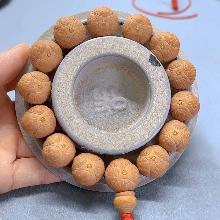 麒麟眼菩提手串18左右铜钱麒麟福利81@6712