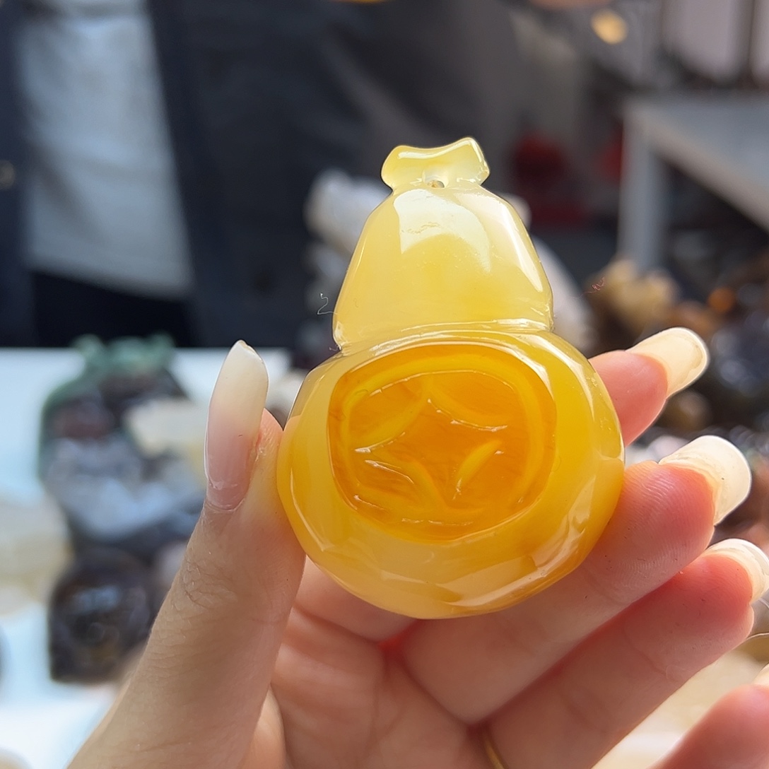 玛瑙/玉髓未镶嵌吊坠(不含链)