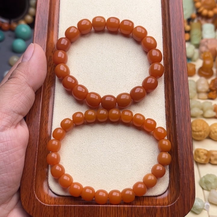 未镶嵌石英质玉（缅黄）珠宝半成品