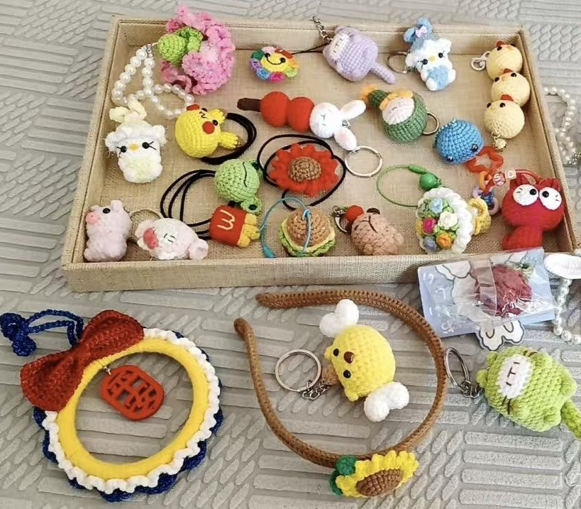 钩织小物成品盲袋3个可许愿1个