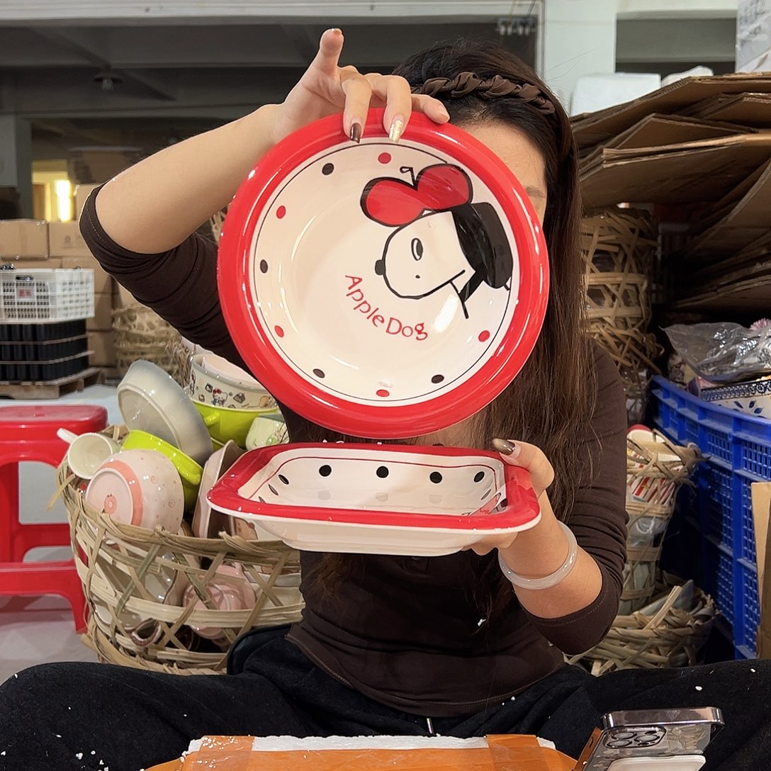 摆件潮州陶瓷源头工厂8寸