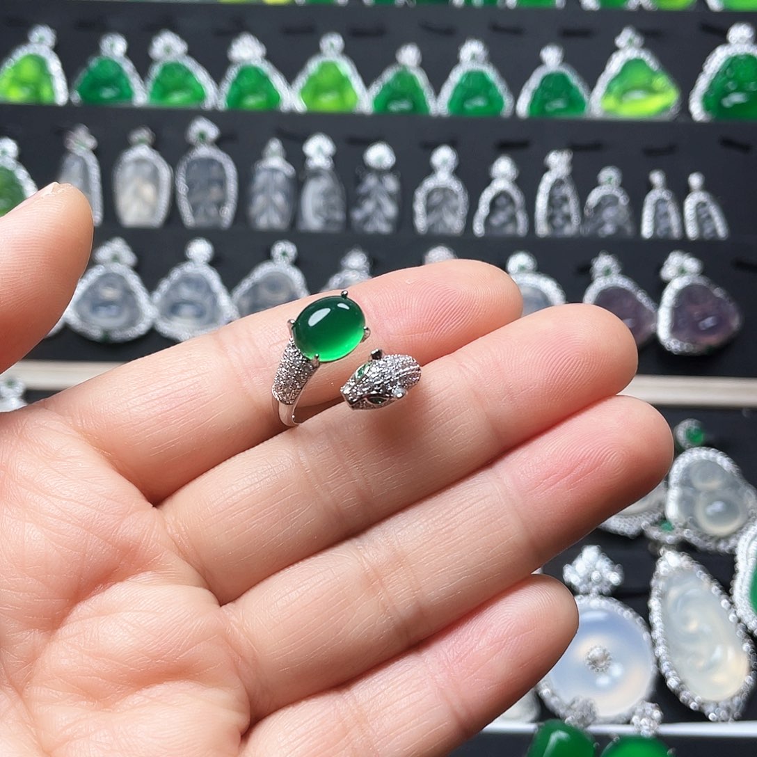 玛瑙/玉髓戒指合金