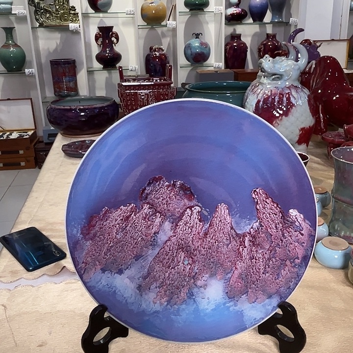 红***_瓷片钧瓷钧瓷摆件钧瓷摆件