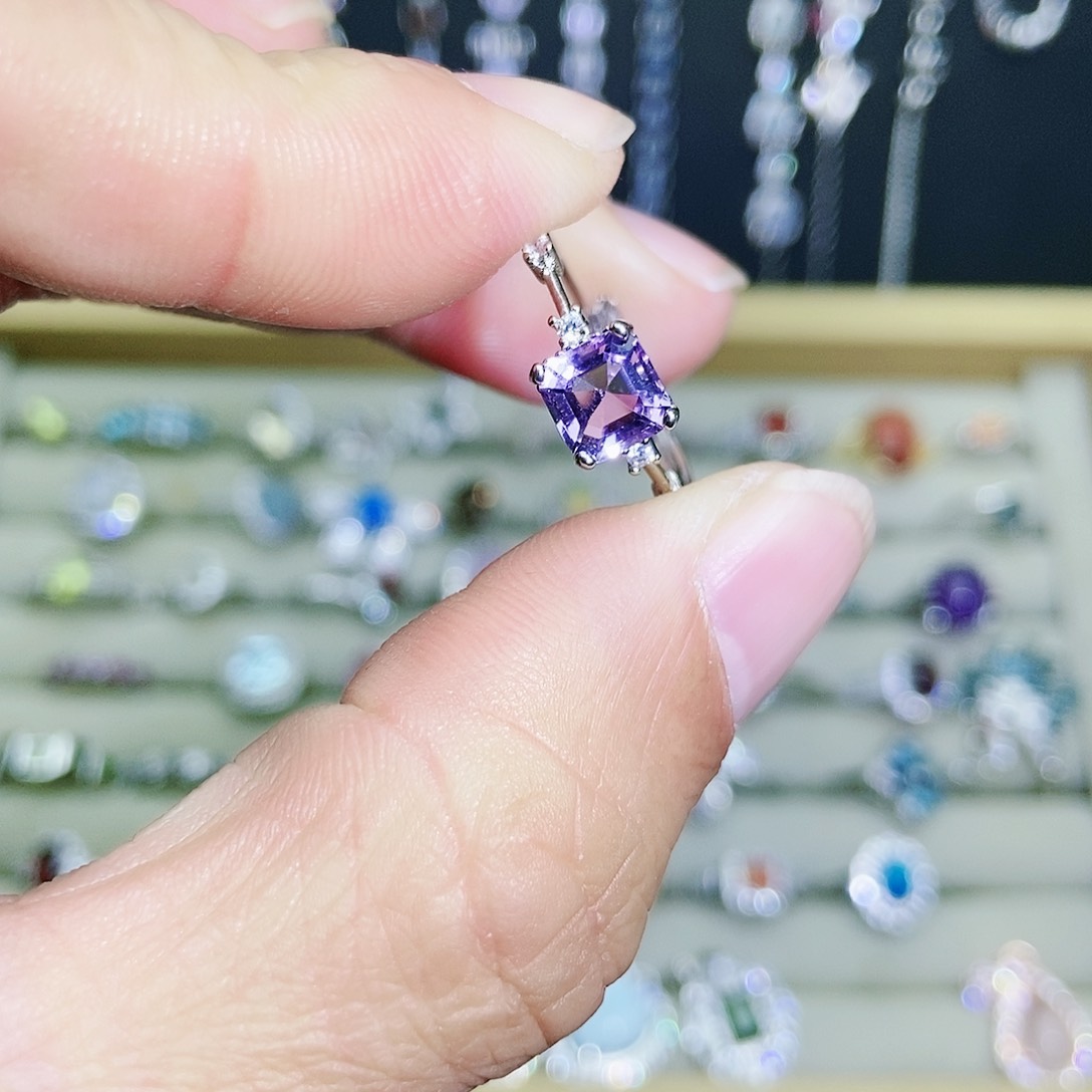 【闪购商品】未镶嵌戒指紫晶