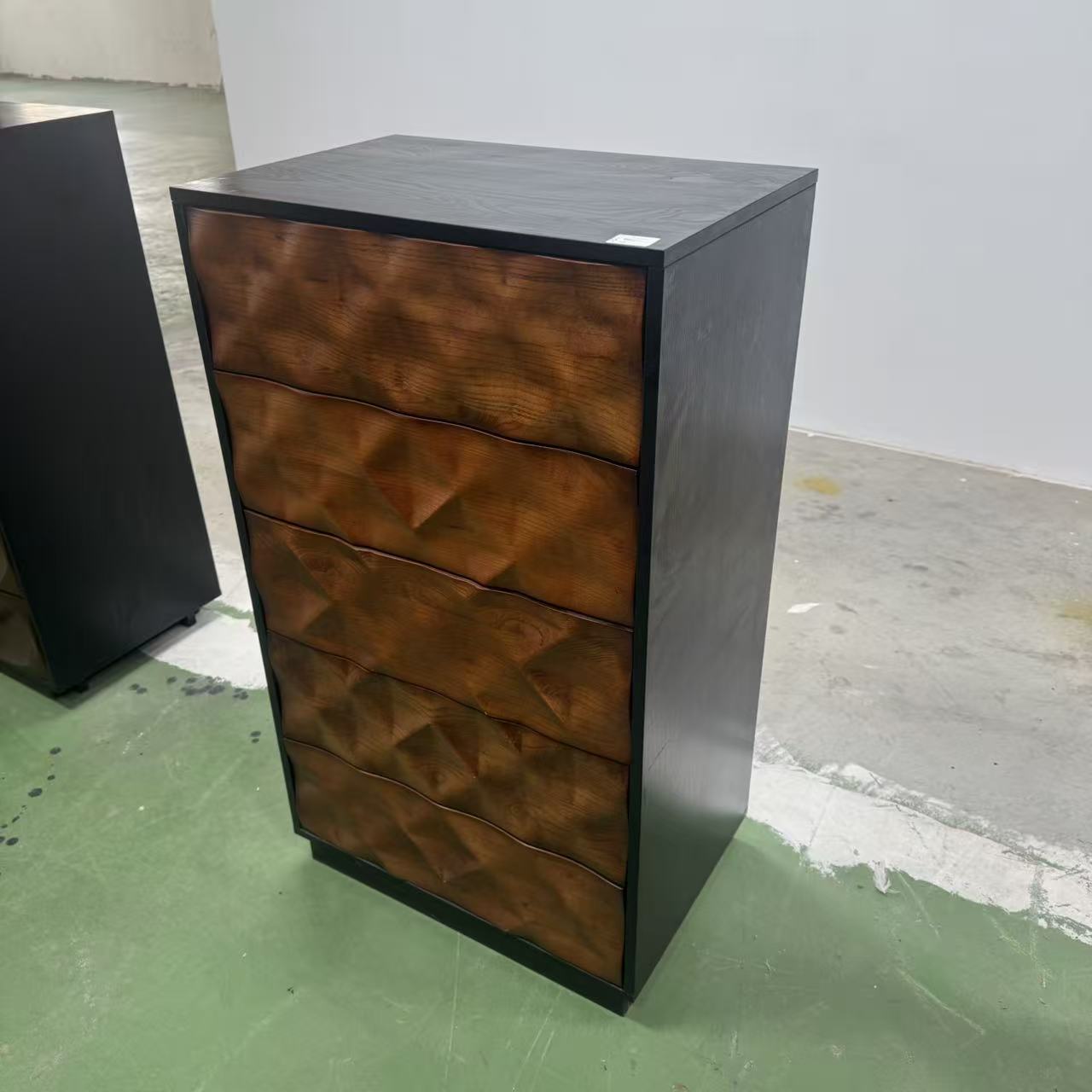 RG 1101中古风实木五斗柜（60*40*104cm）【99新；不包售后】