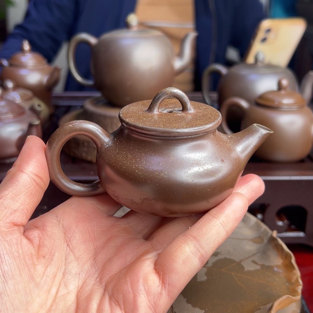 贵台龙窑柴烧茶壶A40
