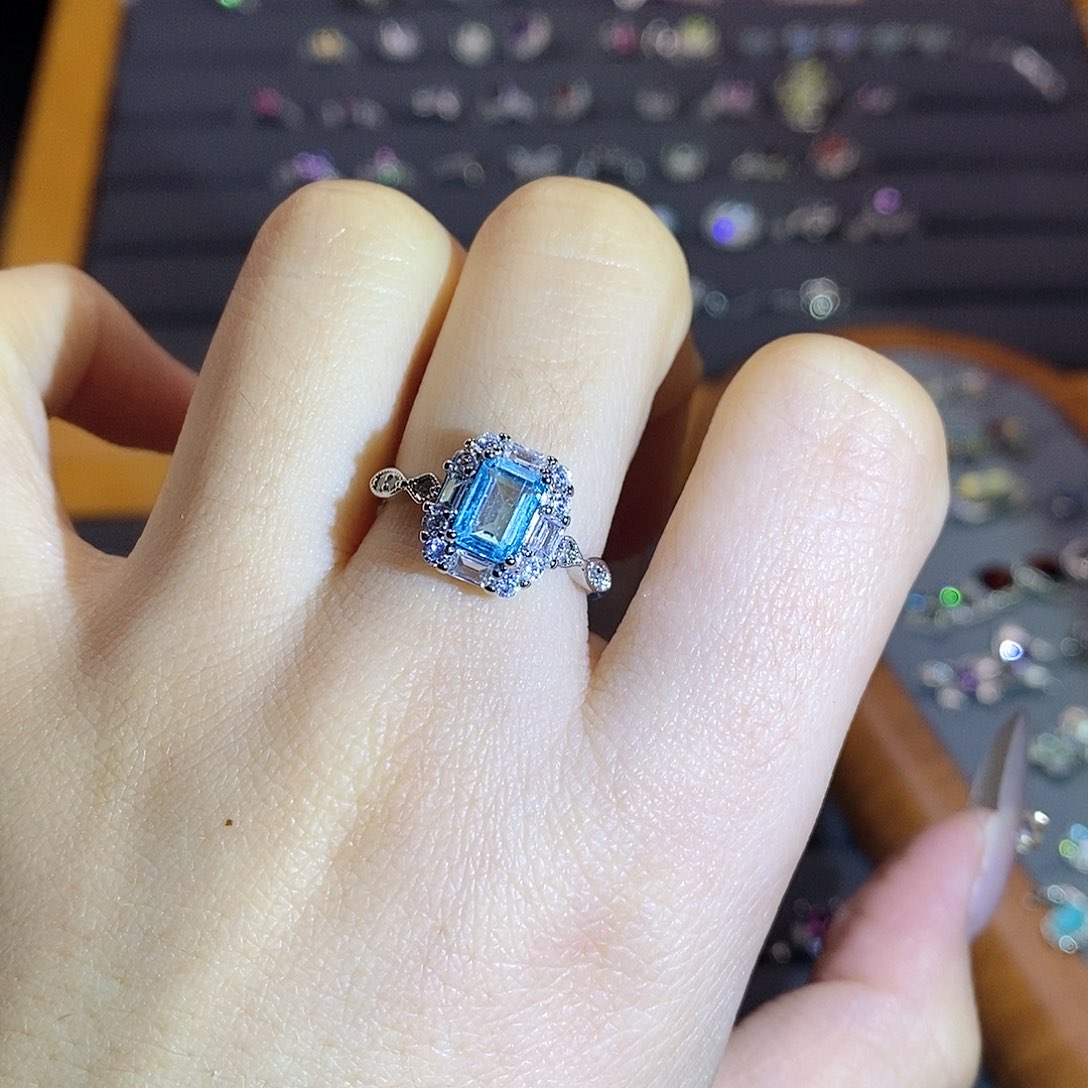 水晶手链银S925镶嵌