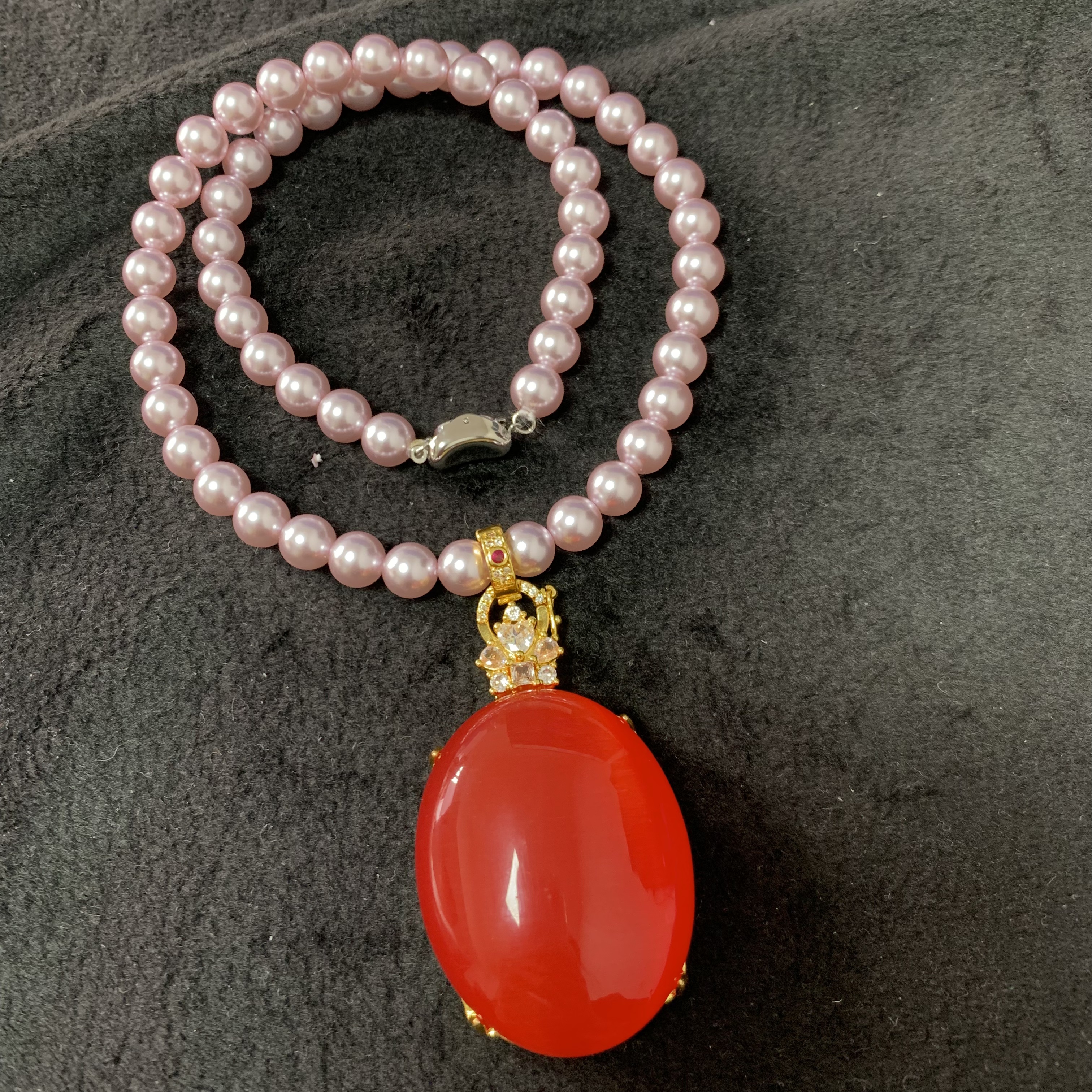 昊天高奢-馆藏轻奢红宝项链-XL0061