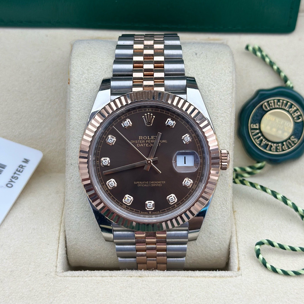 99新 Rolex/劳力士 劳力士/Rolex 126331自动上链 永恒玫瑰金钢