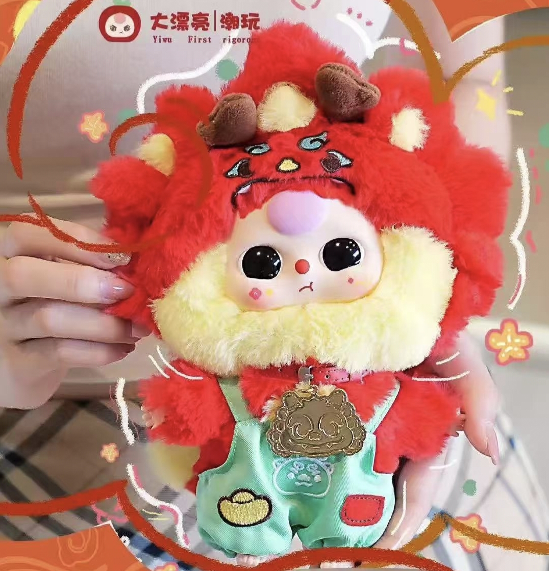 踩香片后6欧娃三岁十二生肖二代挂件摆件潮玩盲盒