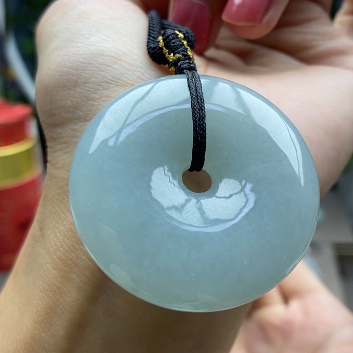 翡翠未镶嵌颈饰吊坠34