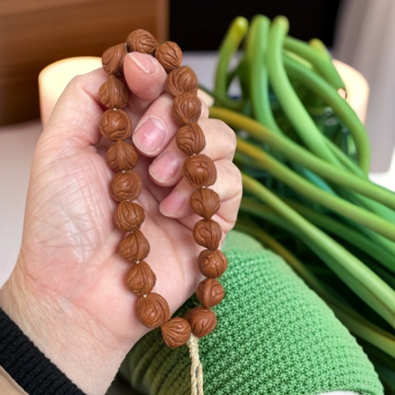 蛇年发财手串龙纹桃核龙脊突出纹理立体感强情侣款尺寸11➕mm