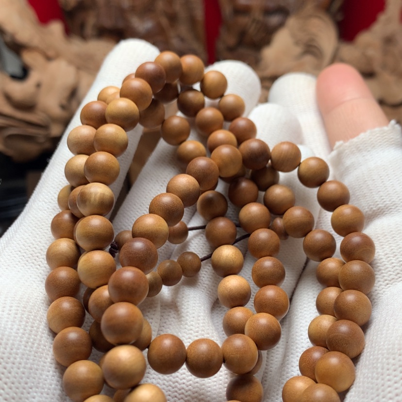 【闪购商品】檀香木手串/手链最**语檀香手串0.8/108