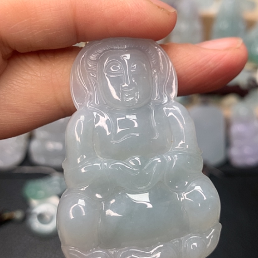 【闪购商品】翡翠颈饰未镶嵌观音