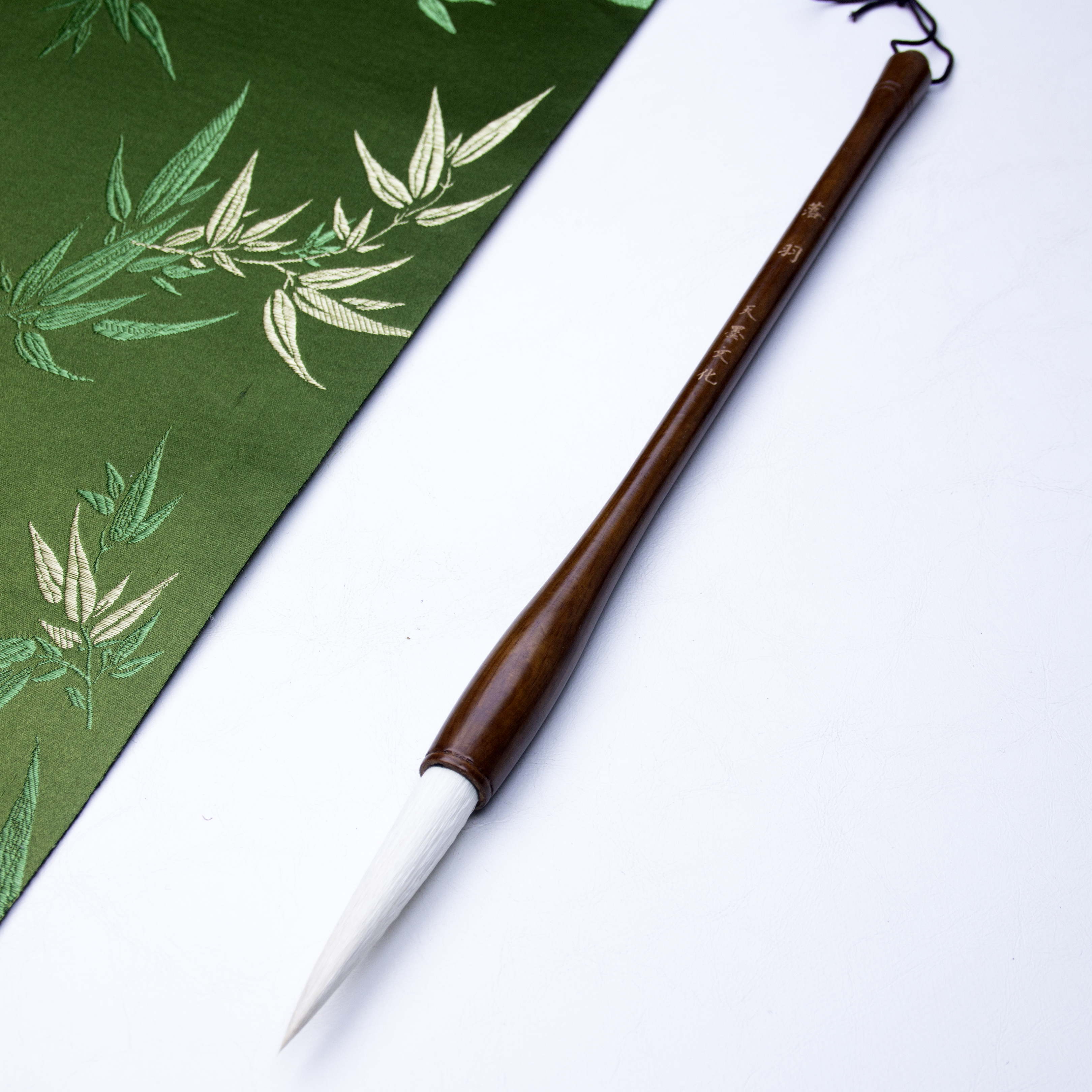 落雨长锋羊毫 出峰5.5口径1.1行草狂草楷书 国画山水国画作品毛笔