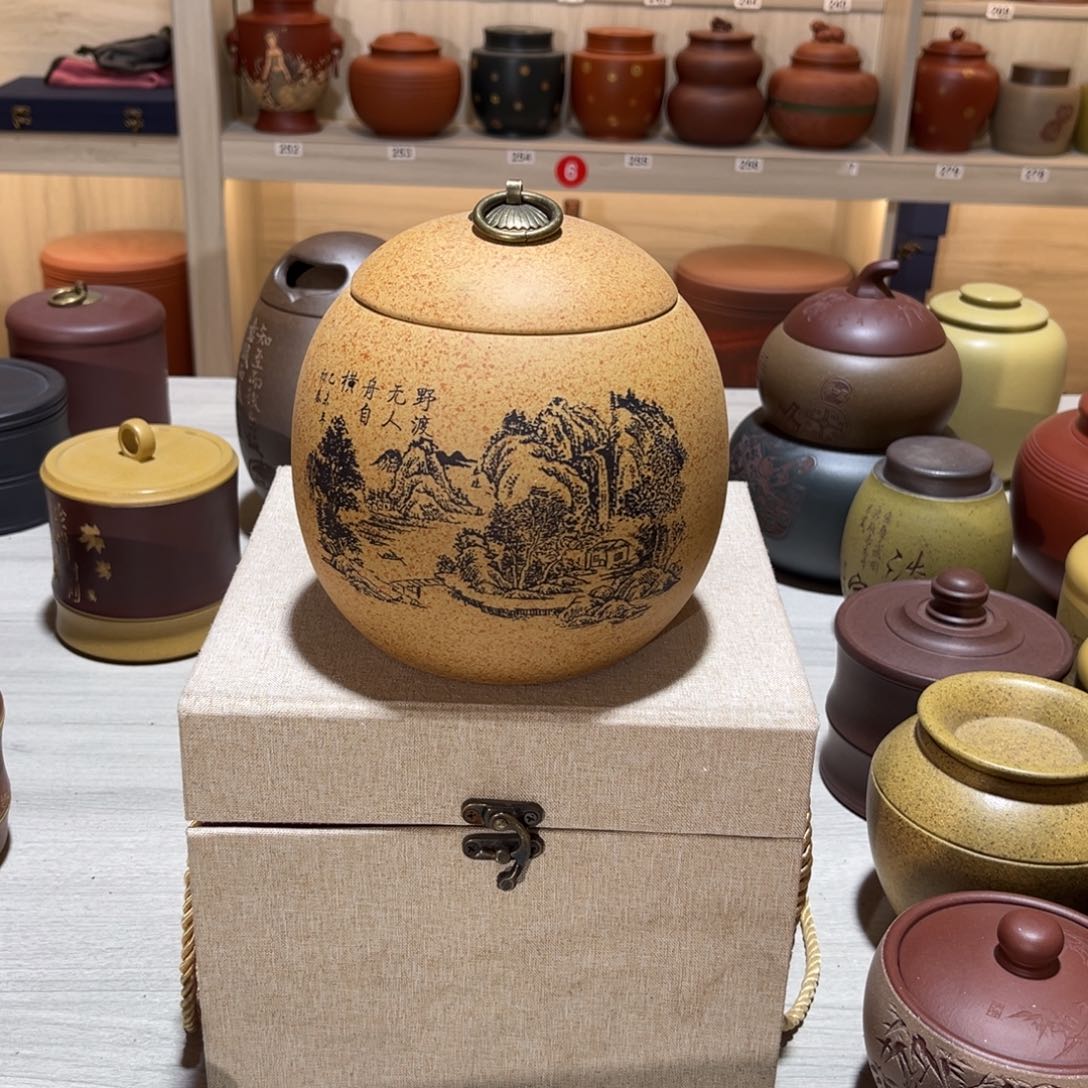 紫砂茶叶罐紫砂的制作