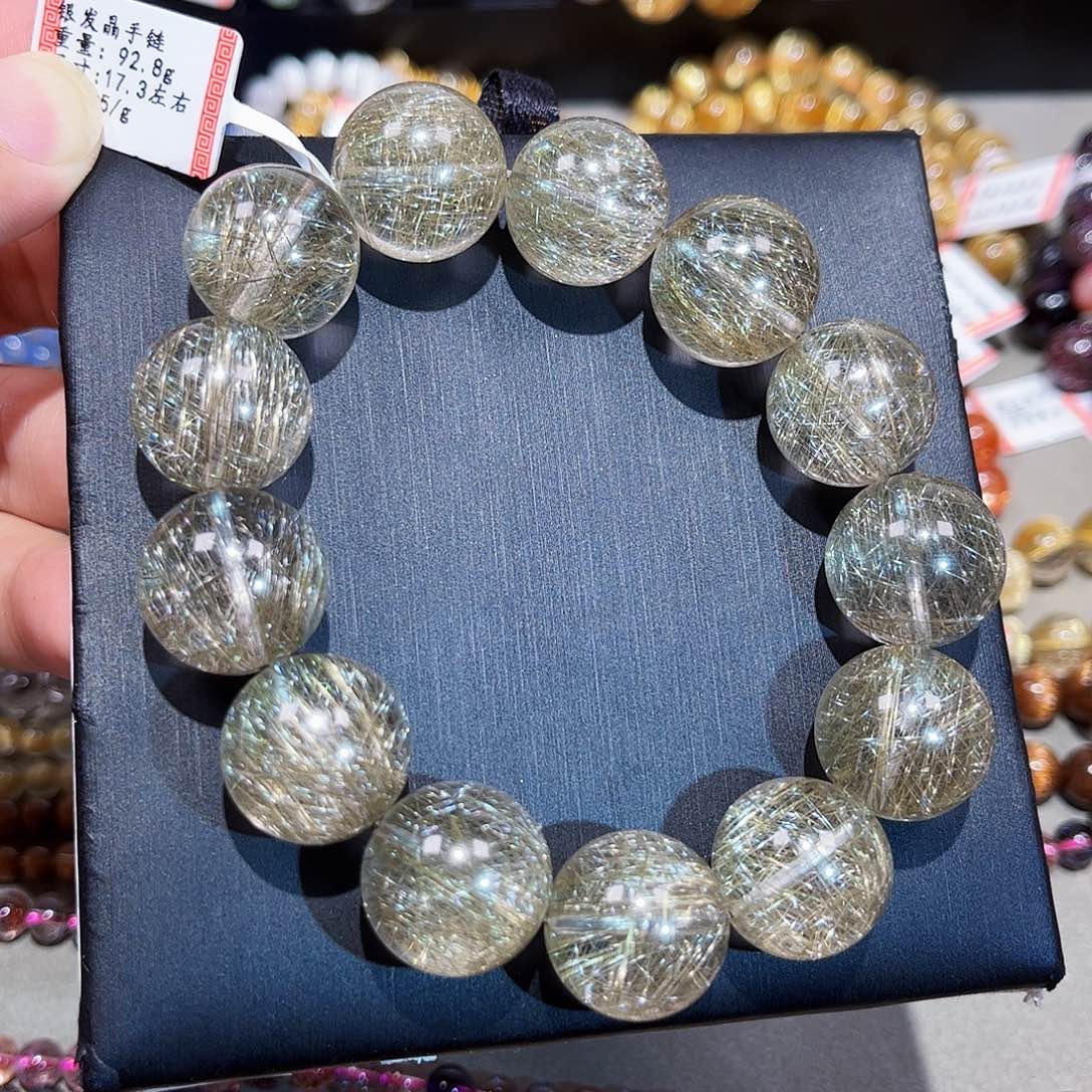 水晶手链未镶嵌银发晶手串