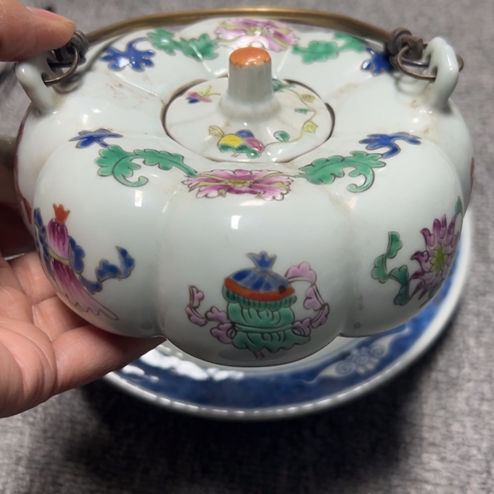 盘子*子喜乐满堂满茶壶