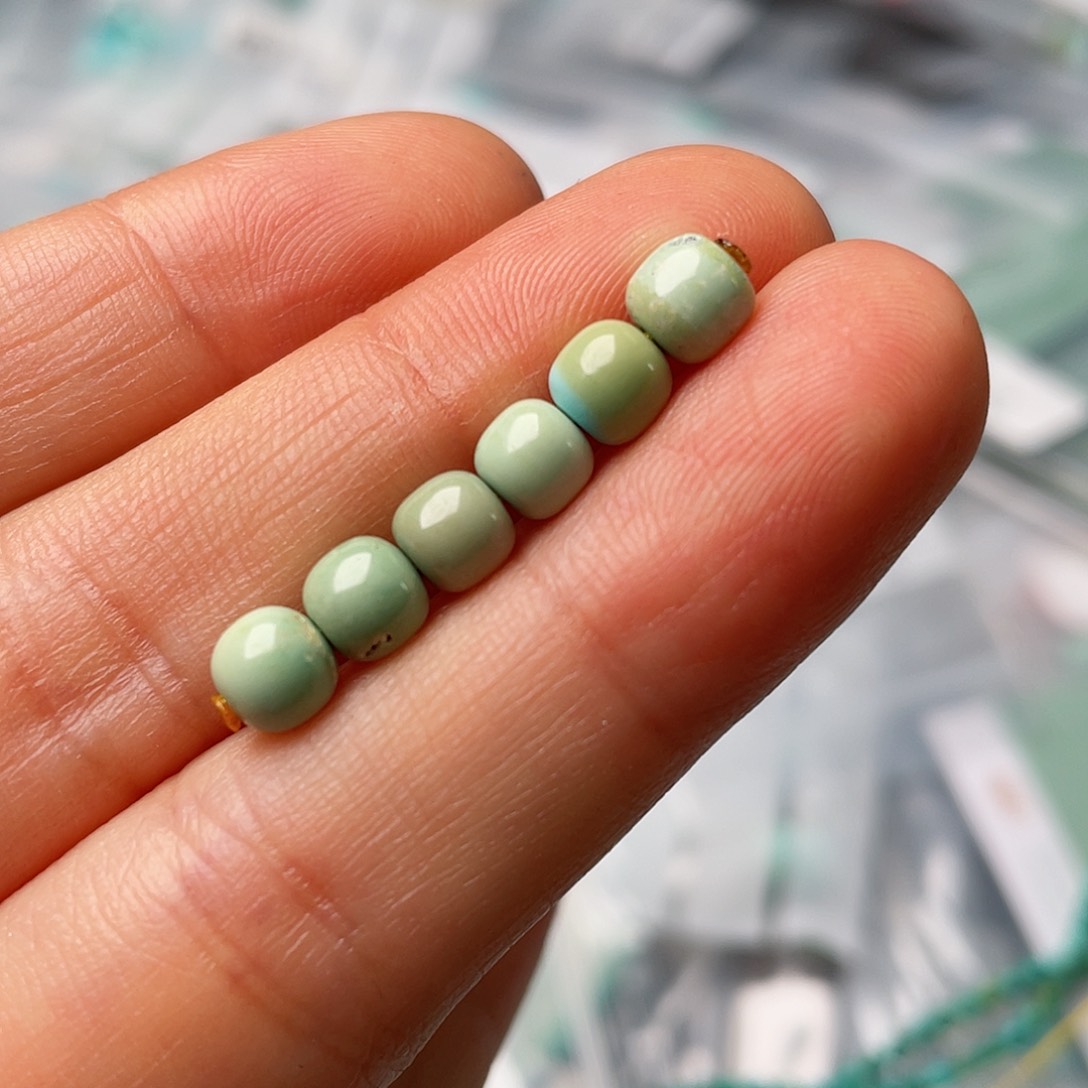 绿松石珠宝半成品未镶嵌