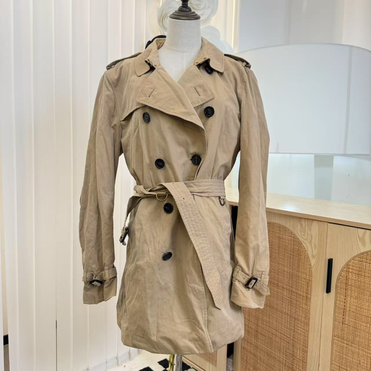 99新 BURBERRY/博柏利 海囤/巴宝莉风衣/56码/xs79341