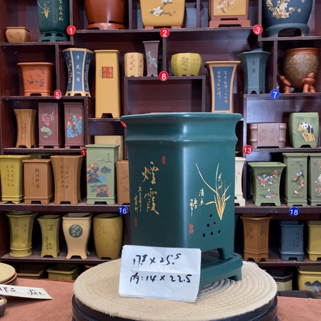 紫砂花盆紫砂艺术