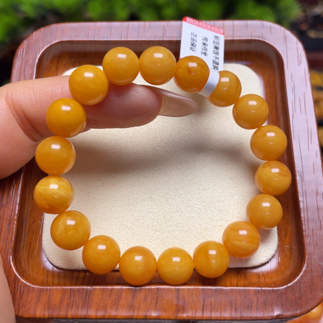 蜜蜡手链未镶嵌手串