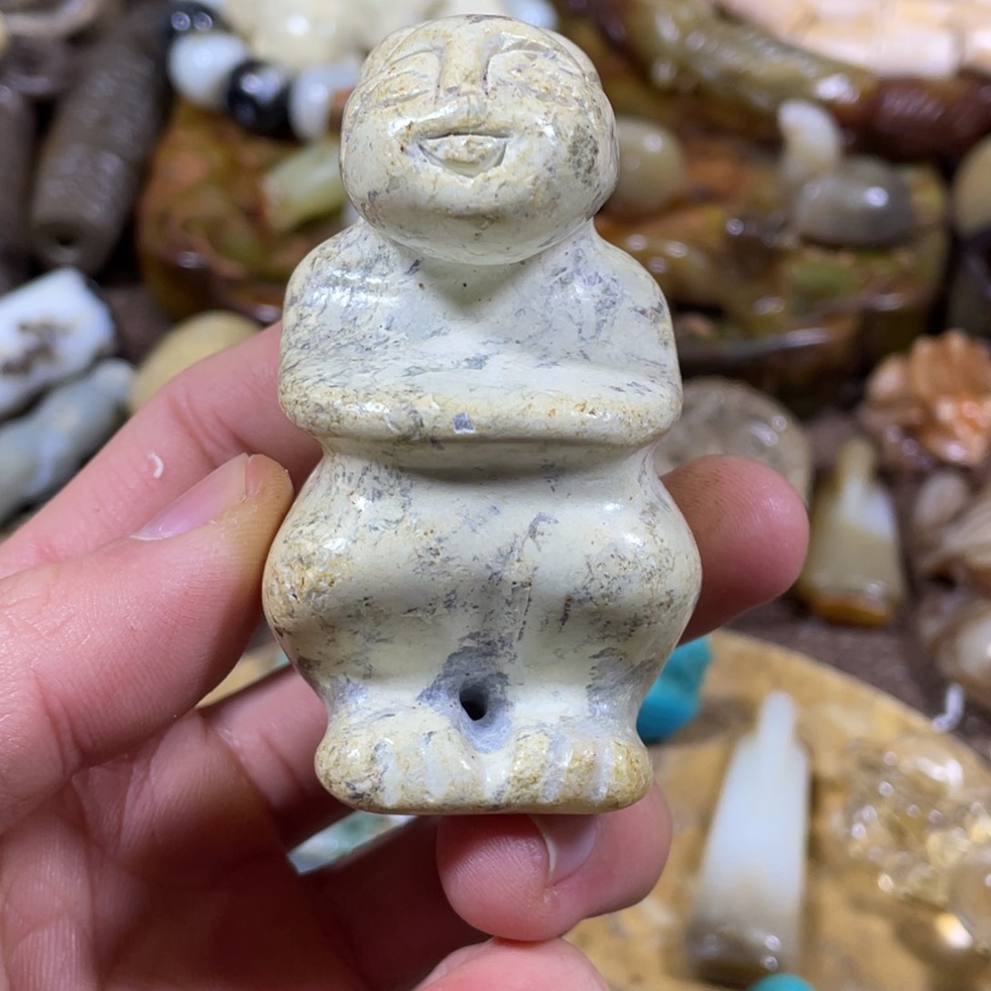 和田玉吊坠(不含链)未镶嵌