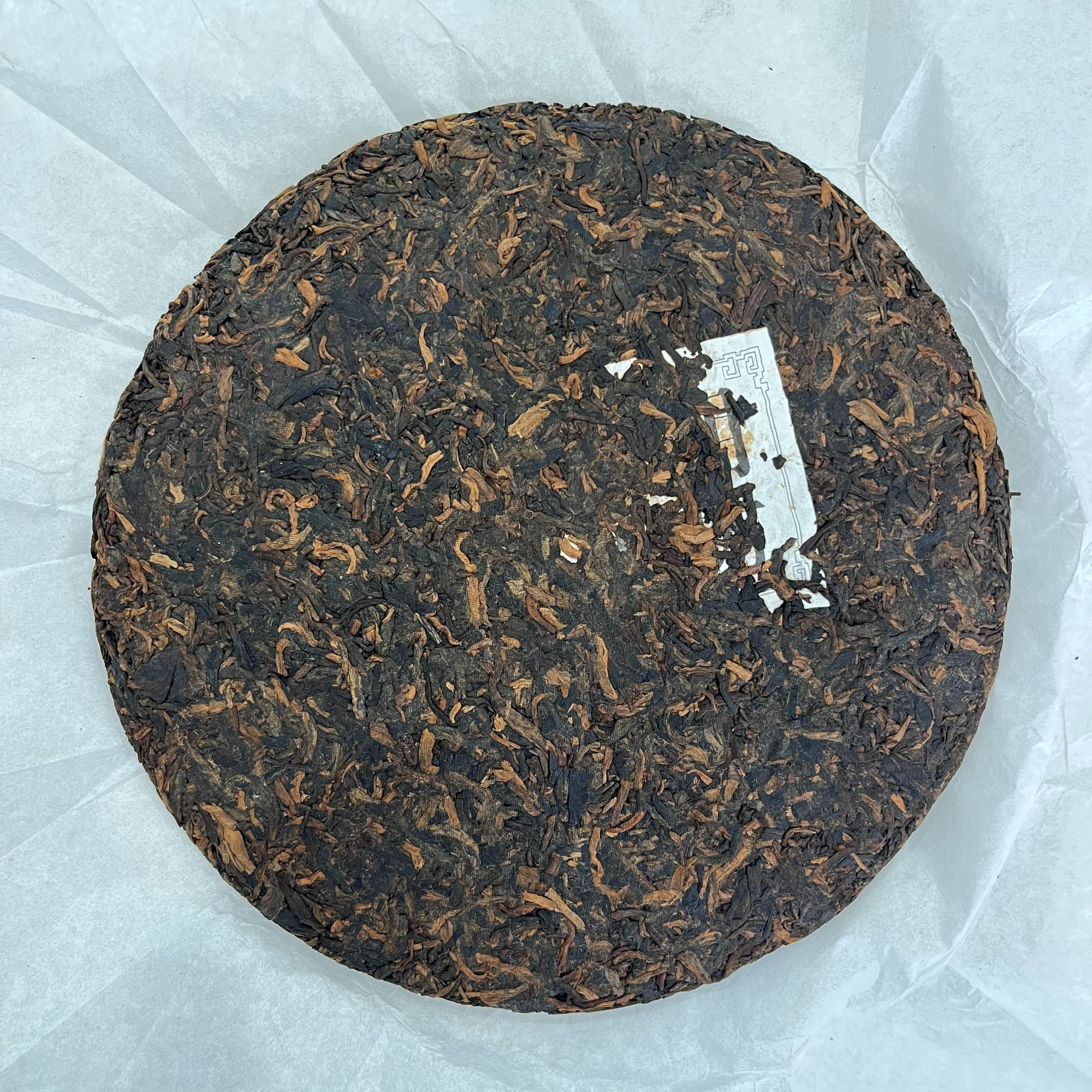 2018年 熟人黄老邪饼茶  普洱熟茶【30g品鉴装】