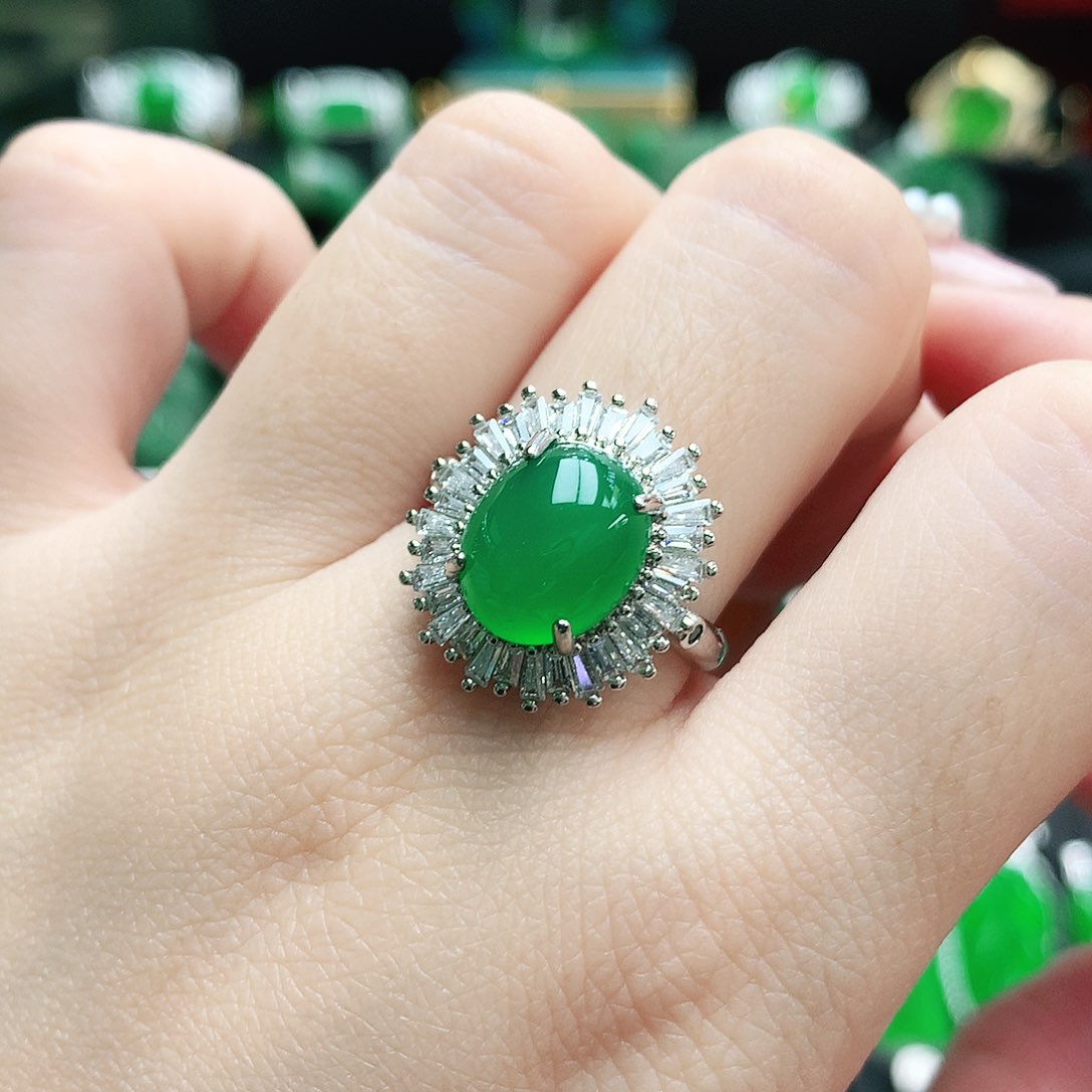 玛瑙/玉髓戒指未镶嵌