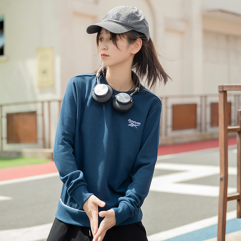 Reebok/锐步 春秋卫衣时尚休闲圆领卫衣女款修身版型 GA7382