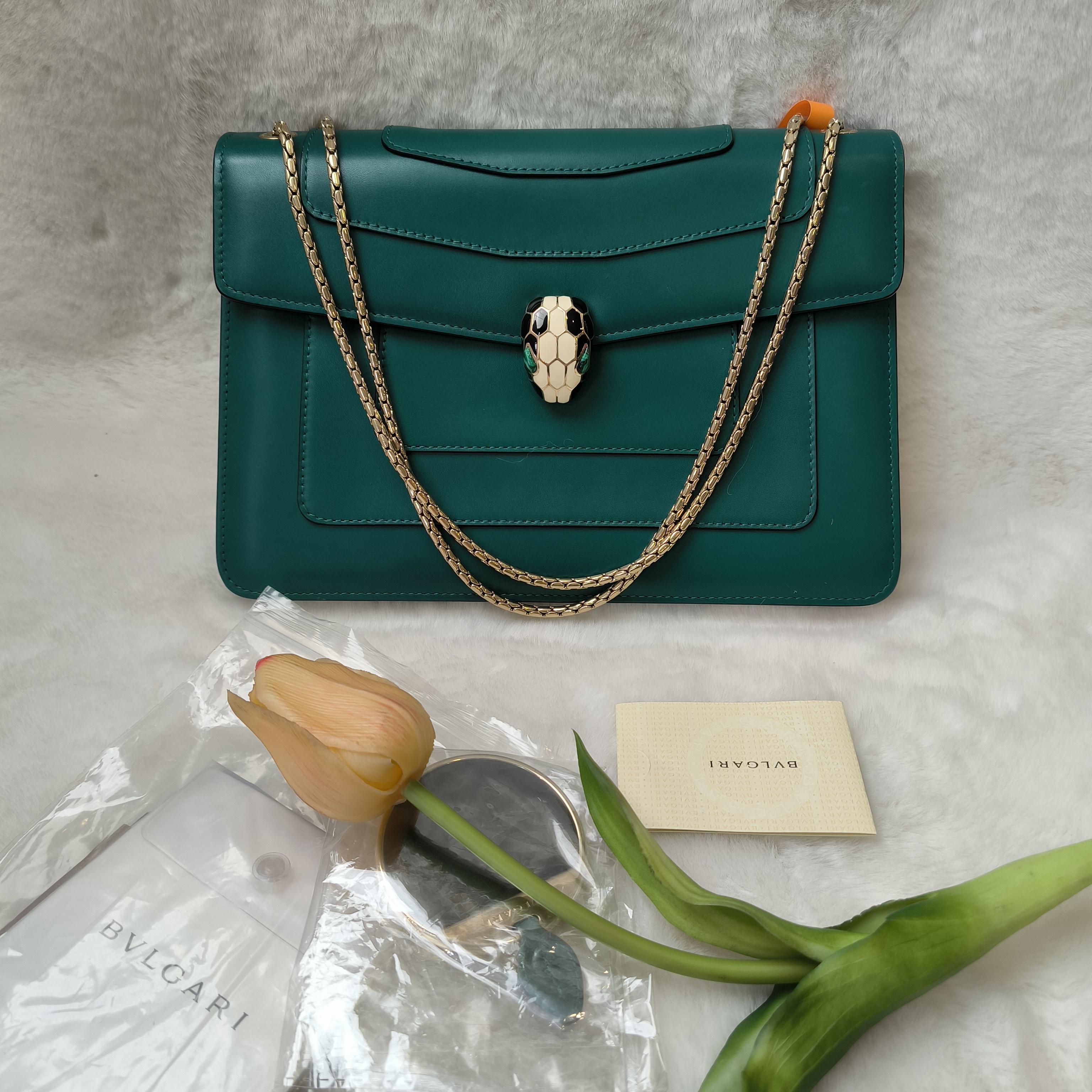 95新 BVLGARI/宝格丽 宝格丽蛇头包SY/215864