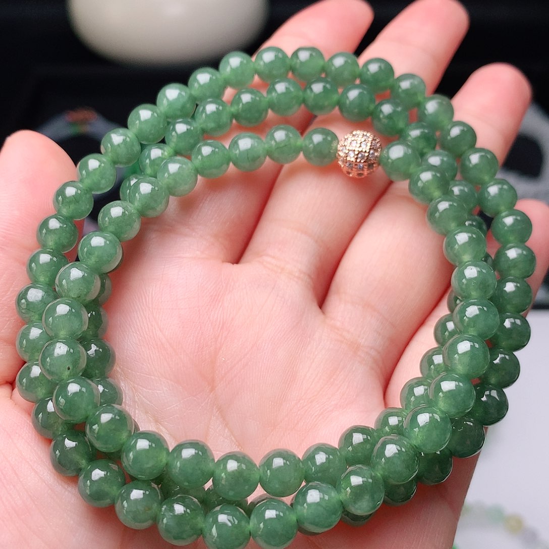 翡翠手链未镶嵌翡翠