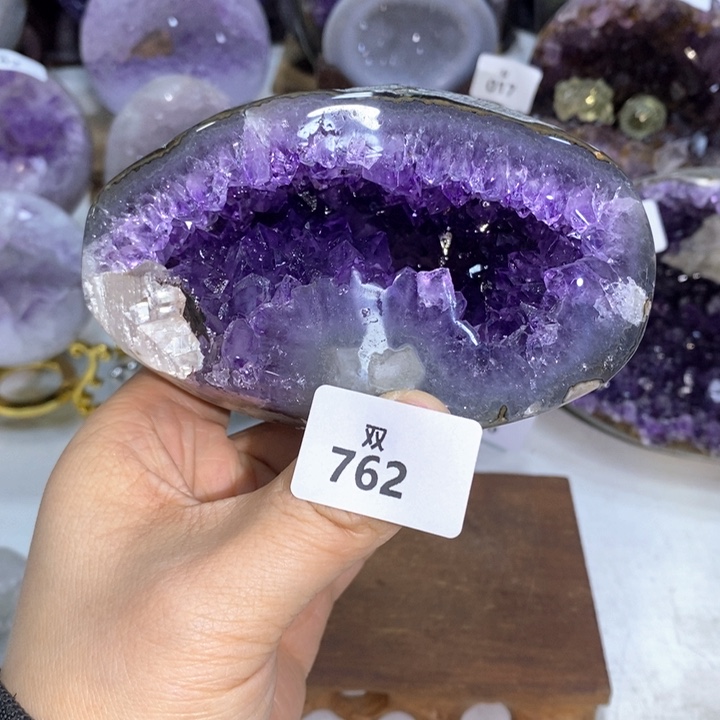 水晶大型摆件（非配饰）未镶嵌方解石