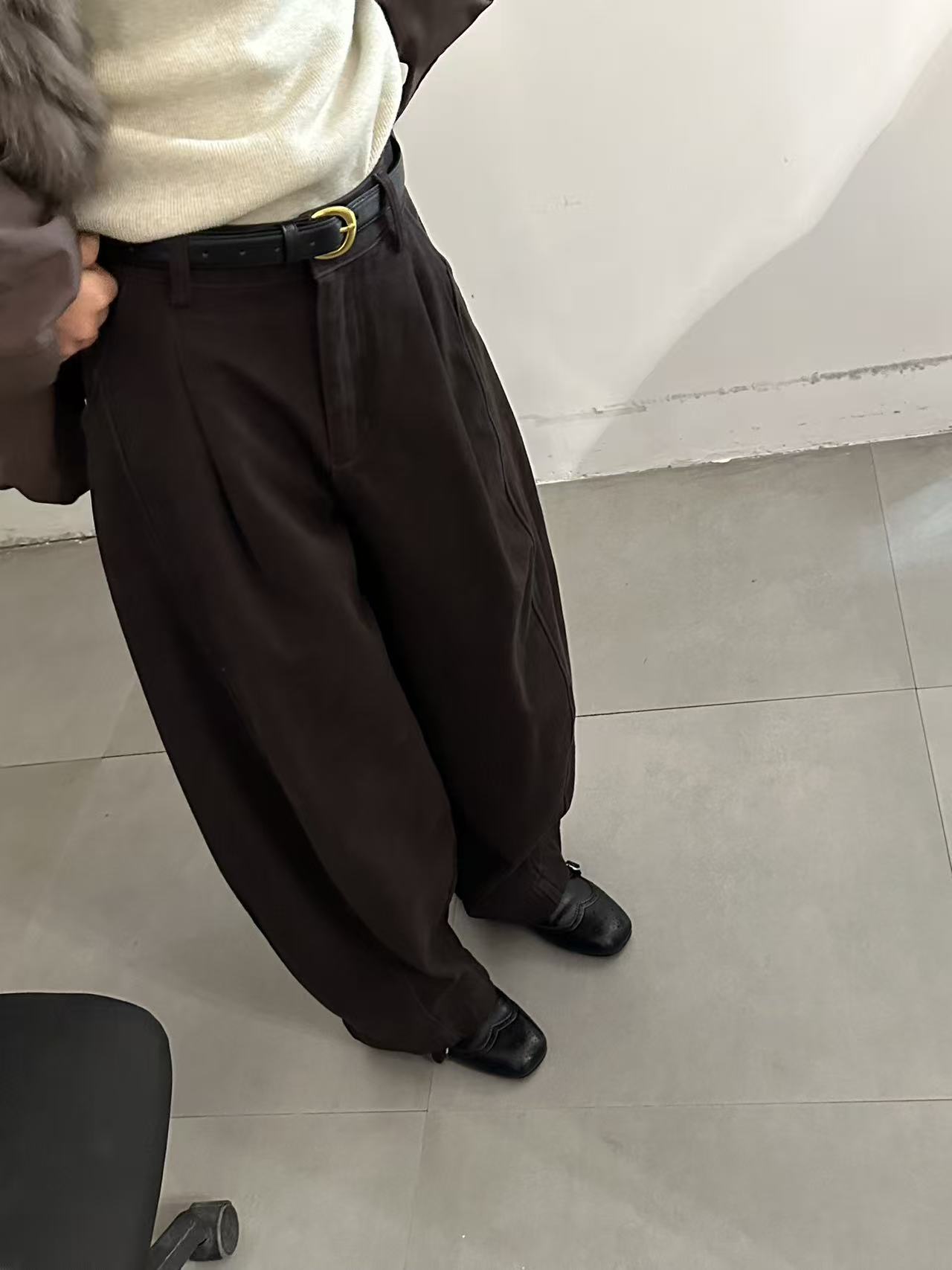 【ARONG阿荣家】牛仔裤93200-酱咖原胚色-SML-XL