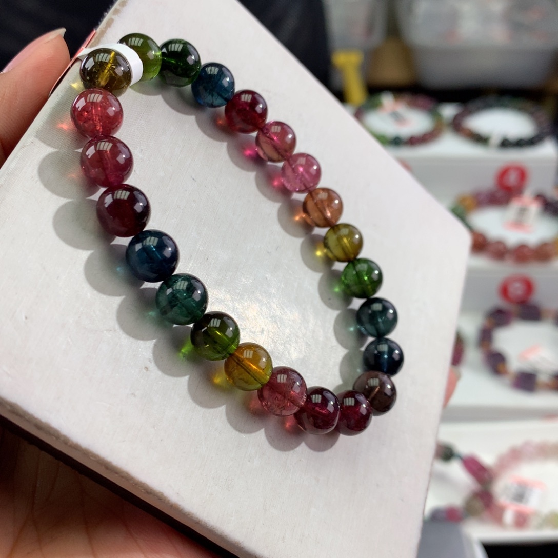 未镶嵌碧玺手链          