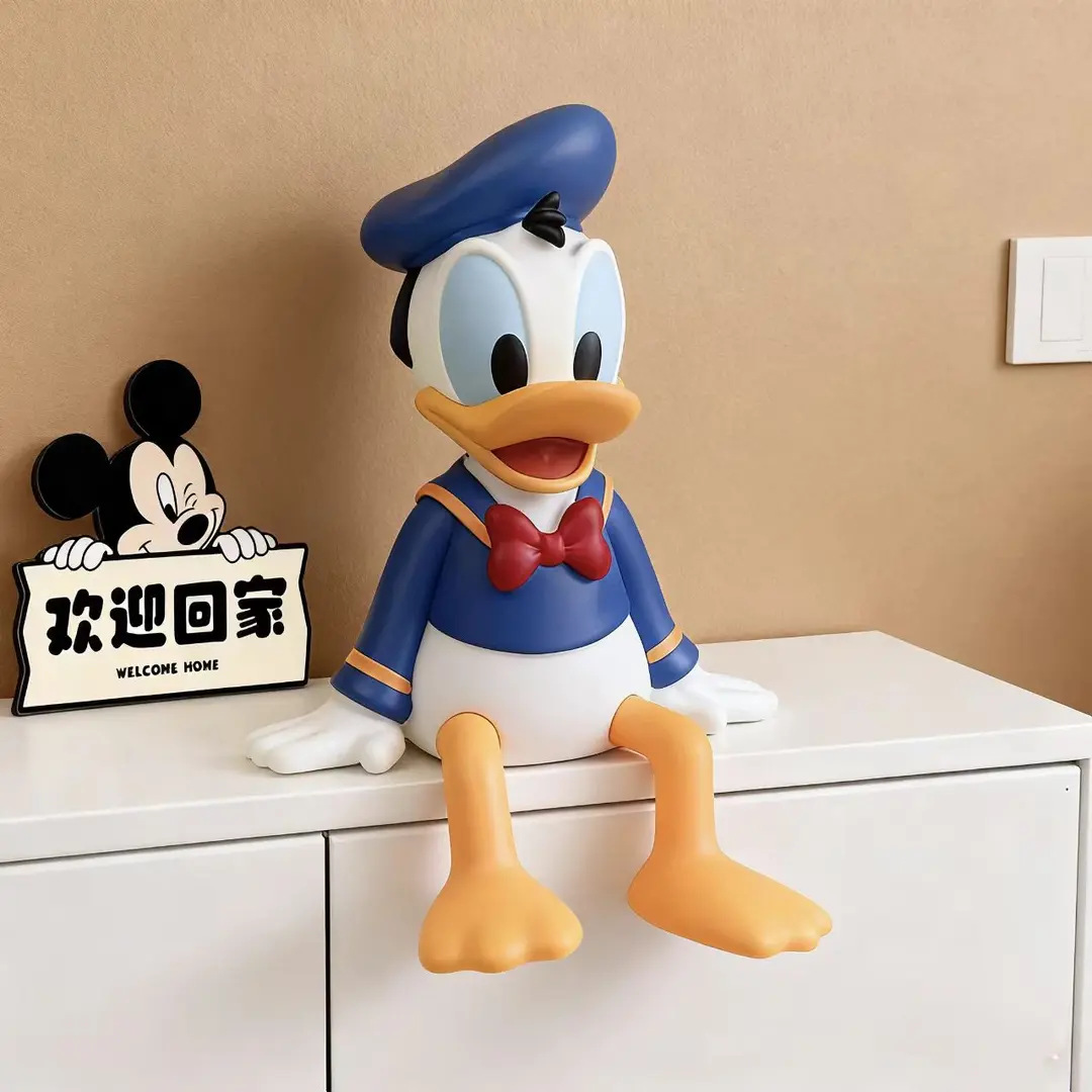 超大号坐姿唐老鸭摆件客厅入户玄关电视柜桌面家居装饰车载手办
